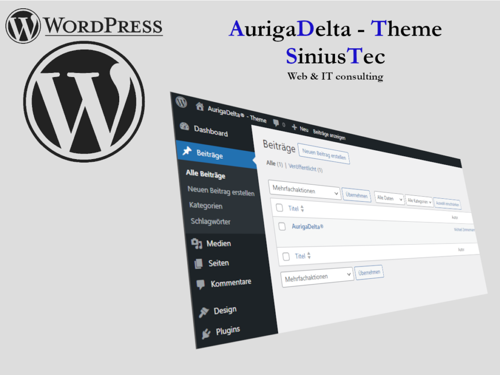 WordPress Theme AurigaDelta